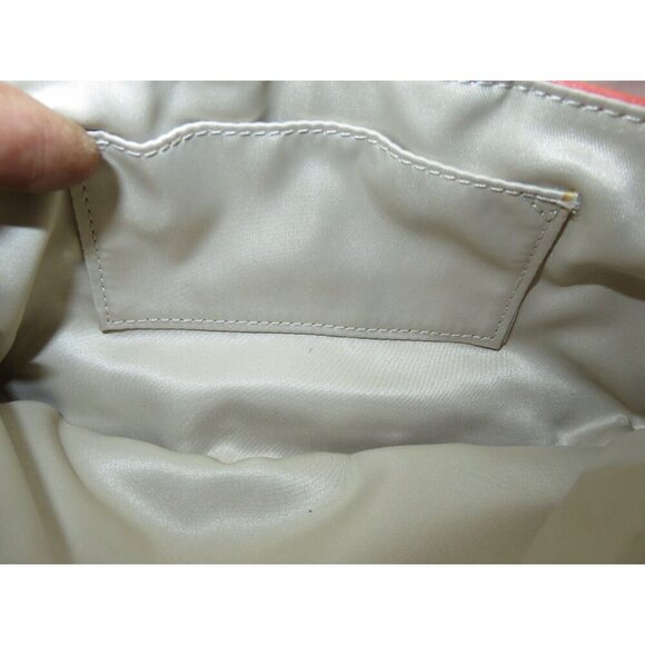 Coach Kristen Coral Patent Leather Flap Large Wristlet Wallet Clutch - Picture 8 of 16